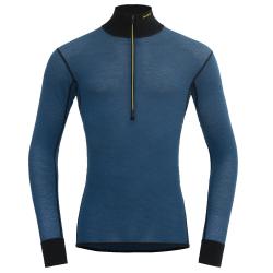 Termo tri�ko DEVOLD Wool Mesh 190 Zip Neck M flood/caviar
