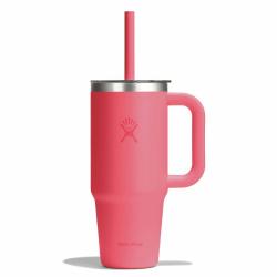 Termohrn�ek HYDROFLASK 24 OZ Travel Tumbler Clear Lid popstar pink