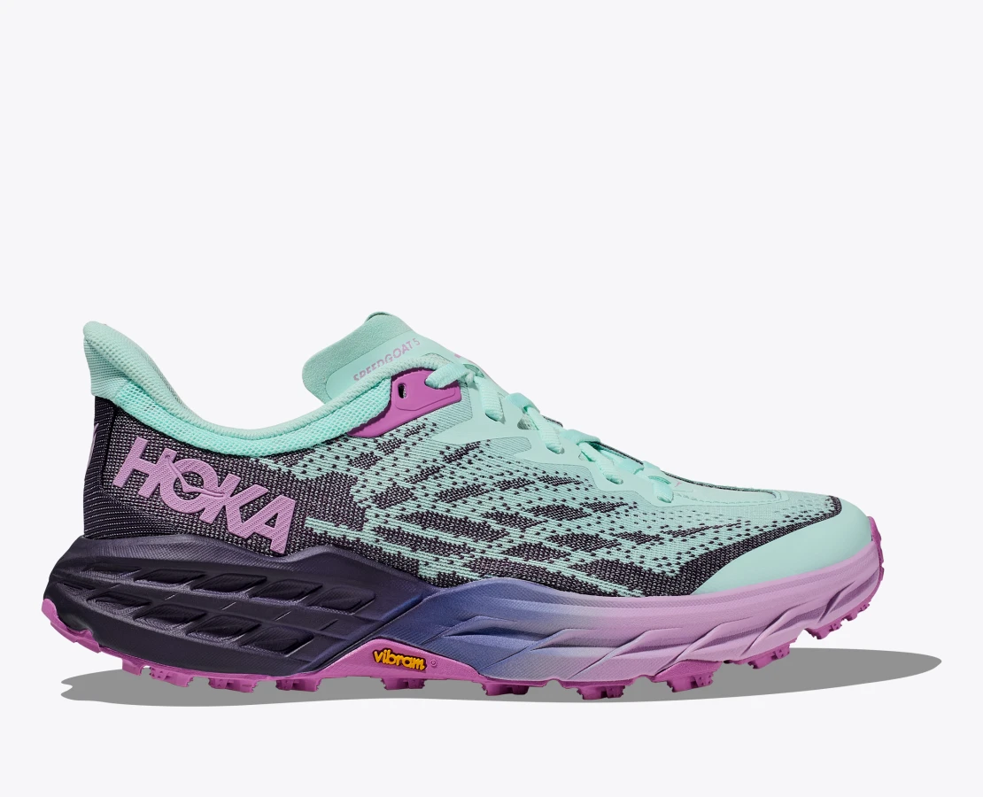Topnky HOKA W Speedgoat 5 sunlit ocean / night sky