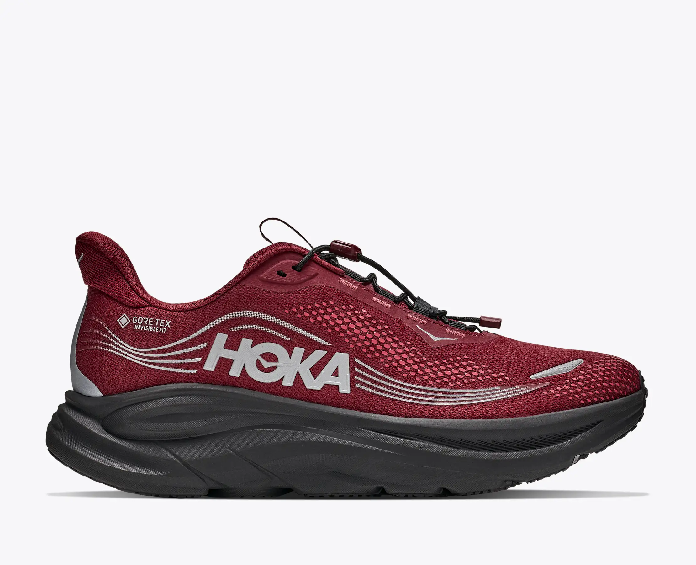 Top�nky HOKA M Clifton 11 GTX varsity burgundy/carbon black