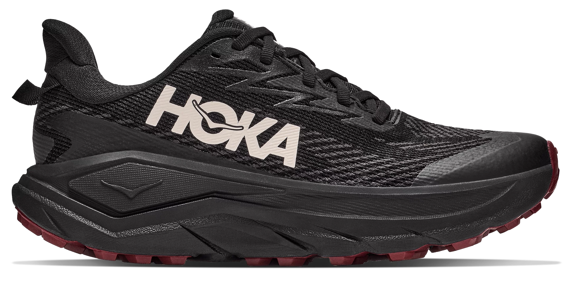 Top�nky HOKA W Challenger 8 GTX black/burgundy