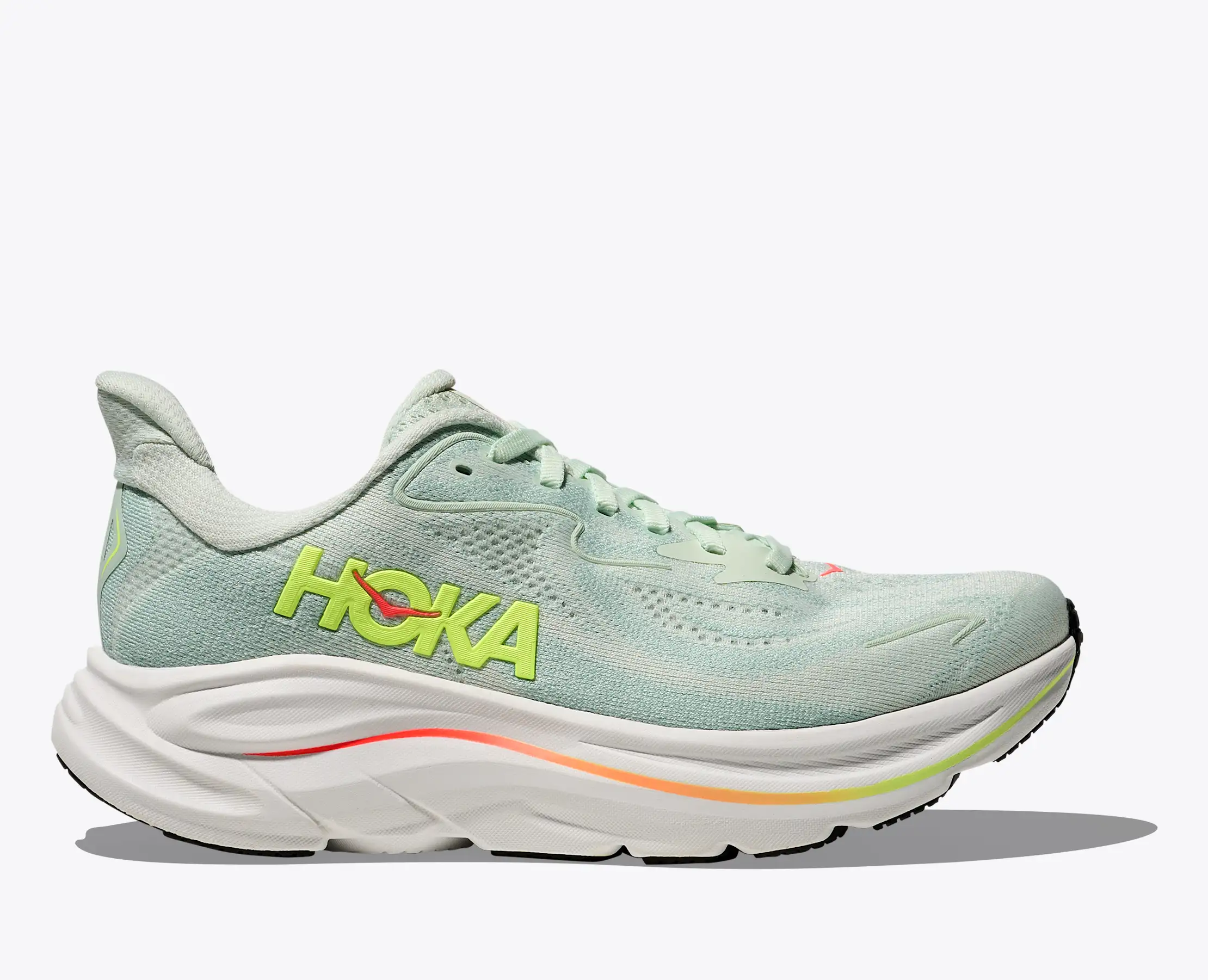 Top�nky HOKA W Clifton 10 sea glass/neon flame