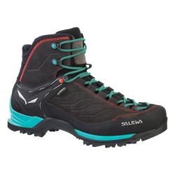 Topnky SALEWA WS MTN Trainer MID GTX black/ virvidian green
