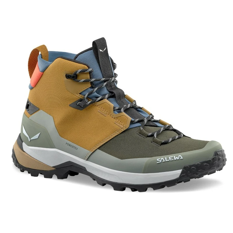 Top�nky SALEWA Puez Mid PTX M 2151 golden brown/shadow