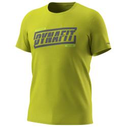 Triko DYNAFIT Graphic CO M SS Tee 2881 golden lime/tabloid