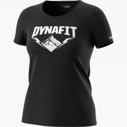 Tri�ko DYNAFIT Graphic CO W S/S tee black out hardcore