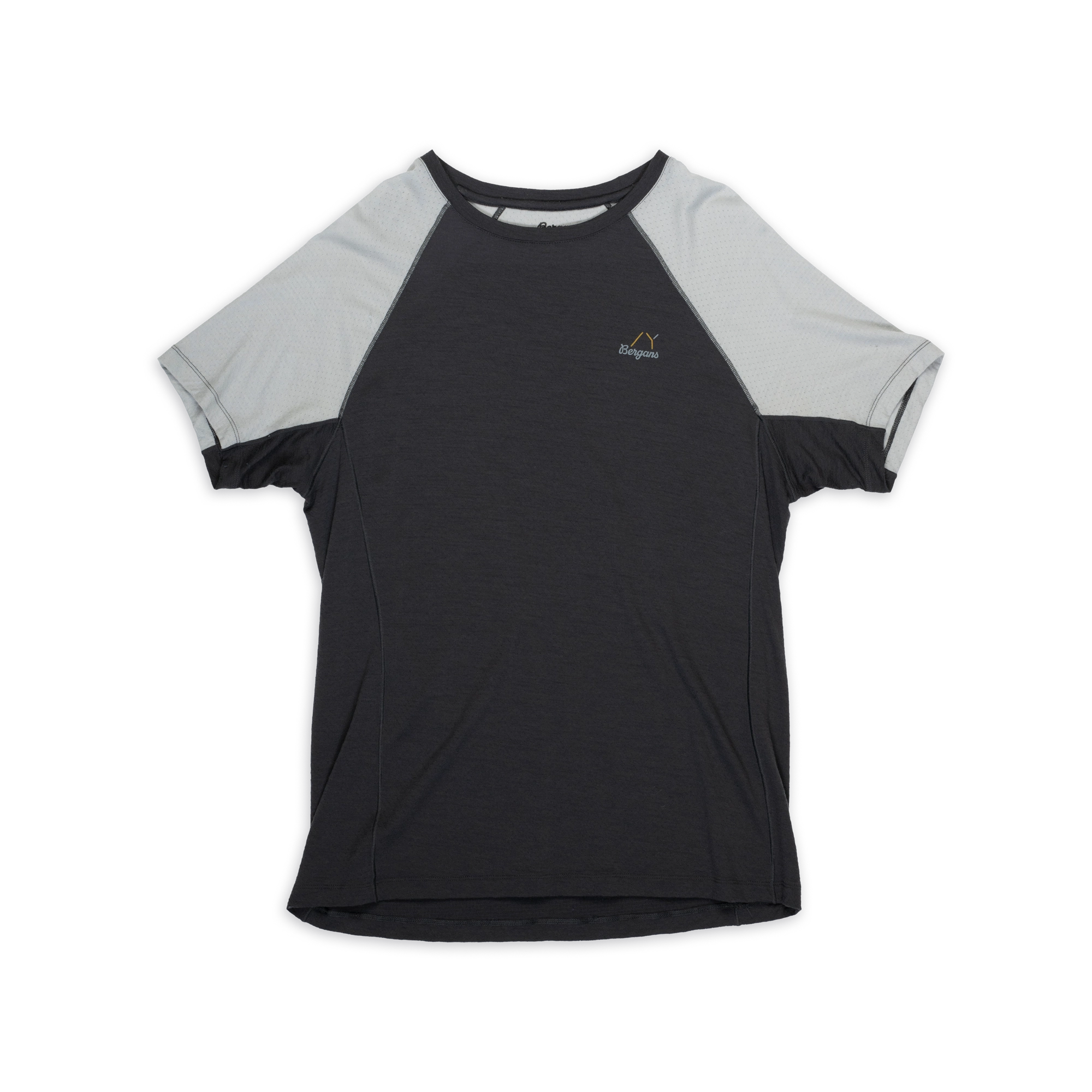 Tri�ko BERGANS Y LightLine Merino Tee M dark shadow grey/pearl grey