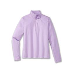 Tri�ko BROOKS Dash 1/2 Zip 2.0 W purple