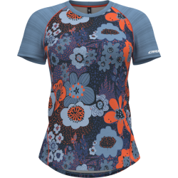 Tri�ko CRAZY Shirt Alpinstar W night flower