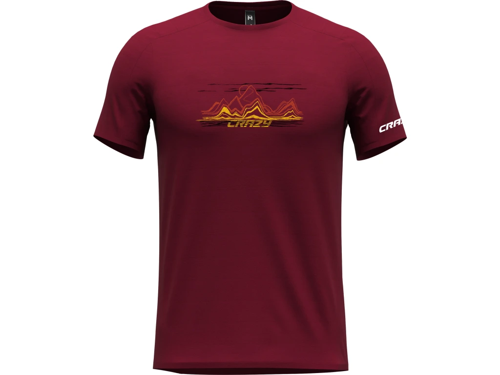 Triko CRAZY Shirt Logo M brick