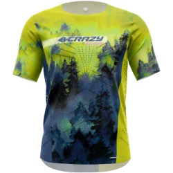 Tri�ko CRAZY T-Shirt Thunder Man pine tree