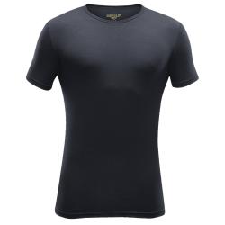 Tričko DEVOLD Breeze Merino 150 tshirt man black