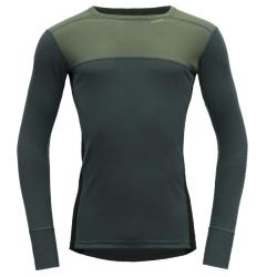 Triko DEVOLD Lauparen merino 190 man forest/black 