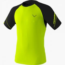Tri�ko DYNAFIT Alpine Pro M s/s tee black neon yellow
