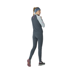 Tricko DYNAFIT Alpine ls zip tee cloud blue 2
