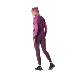 Tricko DYNAFIT Alpine ls zip tee magenta 3
