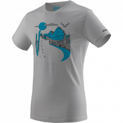 Tri�ko DYNAFIT Artist series CO T-shirt M alloy summit