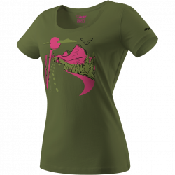 Triko DYNAFIT Artist series CO T-shirt W winter moss