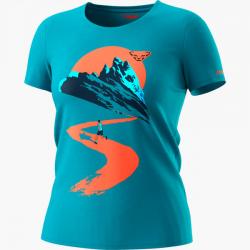 Tričko DYNAFIT Artist CO T-shirt W ocean running