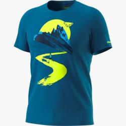 Tri�ko DYNAFIT Artist CO T-shirt M reef running