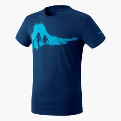 Tri�ko DYNAFIT Graphic Co M S/S Tee poseidon/ascent