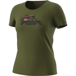 Triko DYNAFIT Graphic CO W S/S tee dynavan winter moss