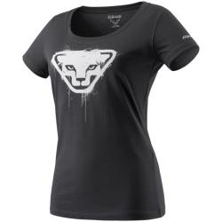 Tri�ko DYNAFIT Women Graphic Cotton asphalt