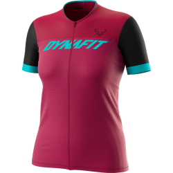 Triko DYNAFIT Ride Light S/S FZ tee w beet red