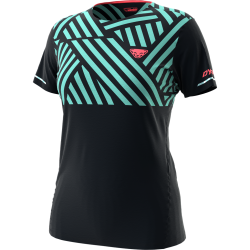 Tri�ko DYNAFIT Trail Graphic shirt W marine blue razzle dazzle