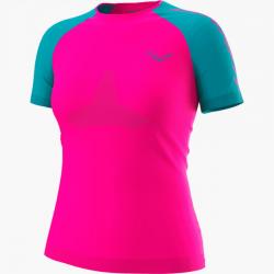 Tri�ko DYNAFIT Ultra 3 tech s/s tee w pink glo
