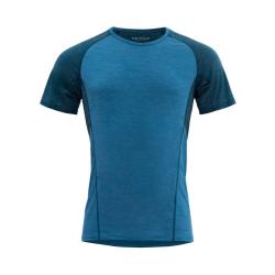 Tri�ko DEVOLD Running Merino 130 T-Shirt Man blue