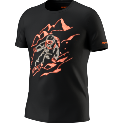 Triko DYNAFIT Blacklight CO T-Shirt M black out/blacklight