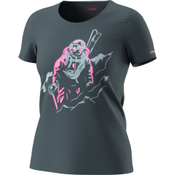 Triko DYNAFIT Blacklight CO T-Shirt W cinder/blacklight