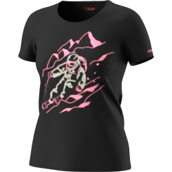 Triko DYNAFIT Blacklight CO T-Shirt W black out/blacklight