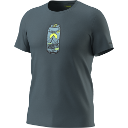 Tri�ko DYNAFIT Graphic CO M SS Tee cinder/beer can