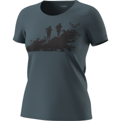 Tri�ko DYNAFIT Graphic CO W SS Tee cinder