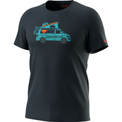 Triko DYNAFIT Graphic M S/S Tee blueberry