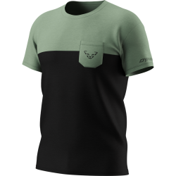Triko DYNAFIT Transalper Pocket S/S Tee M sage