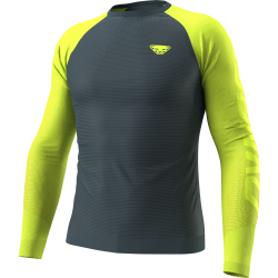 Tri�ko DYNAFIT Ultra S-Tech LS Tee M ultra yellow