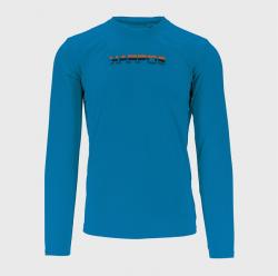 Tričko KARPOS Loma jersey LS modré/oranžové