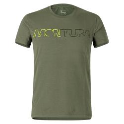 Triko MONTURA Brand T-shirt verde salvia/lime