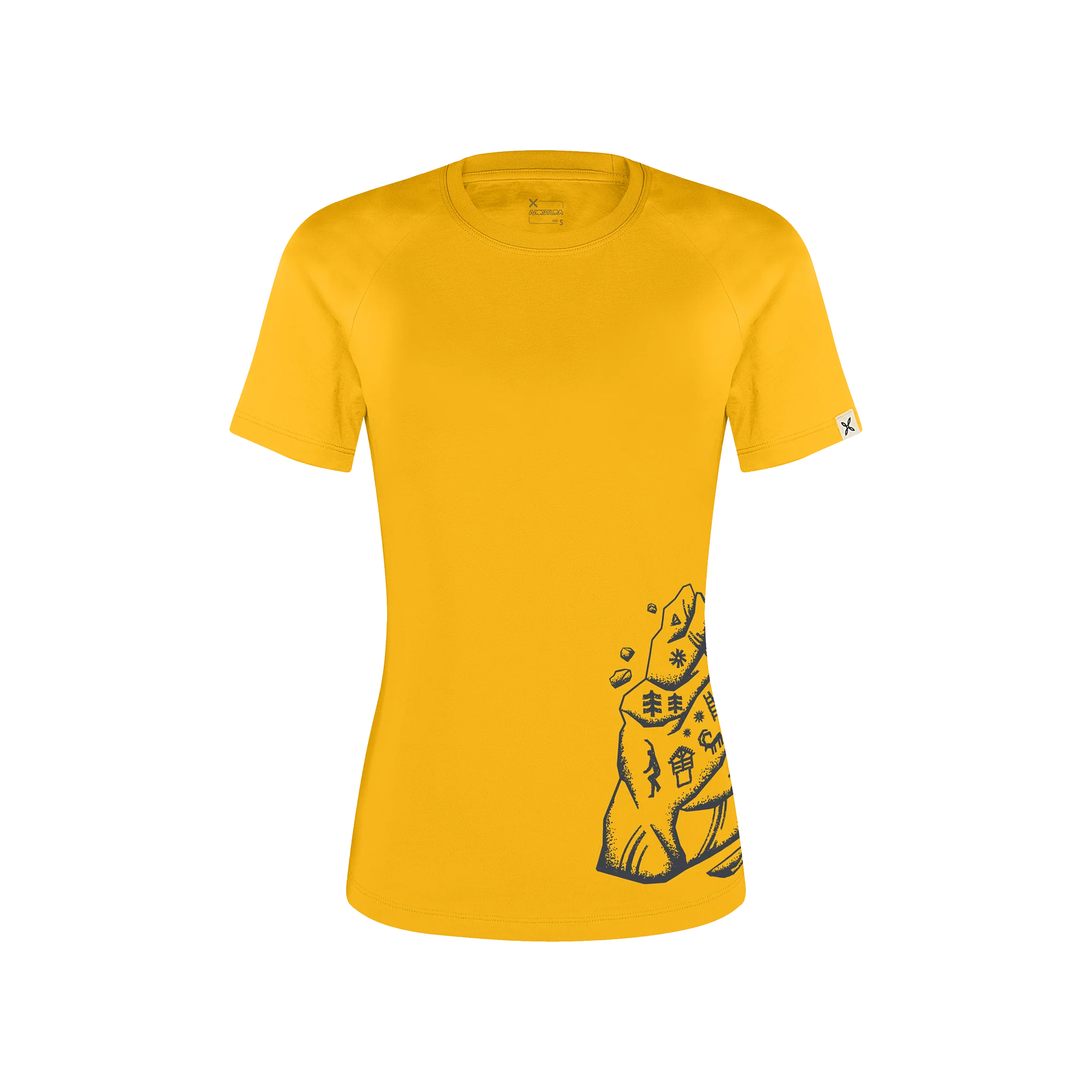 Tri�ko MONTURA Spire T-Shirt W mustard