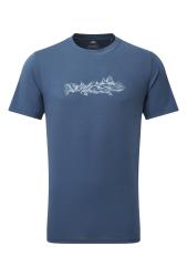 Tri�ko MOUNTAIN EQUIPMENT Groundup Skyline T-shirt denim blue