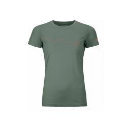 Tri�ko ORTOVOX W�s 120 Tec Mountain t-shirt green forest