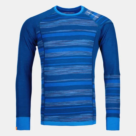 Termo triko ORTOVOX 210 Supersoft Long sleeve petrol blue