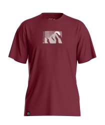 Tri�ko ORTOVOX 120 Cool Tec MTN Sun TS red malbec