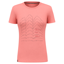 Tričko SALEWA Pure Skyline Dry w shirt lantana pink