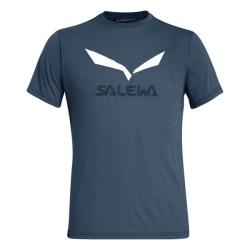 Tri�ko SALEWA Solidlogo Dry M S/S tee premium navy