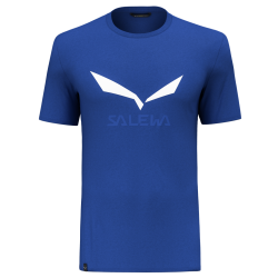 Tričko SALEWA Solidlogo Dry M shirt electric blue