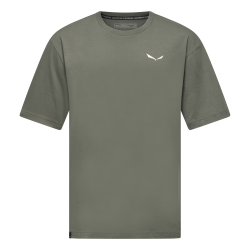 Tri�ko SALEWA Eagle Loose T-Shirt M faded green